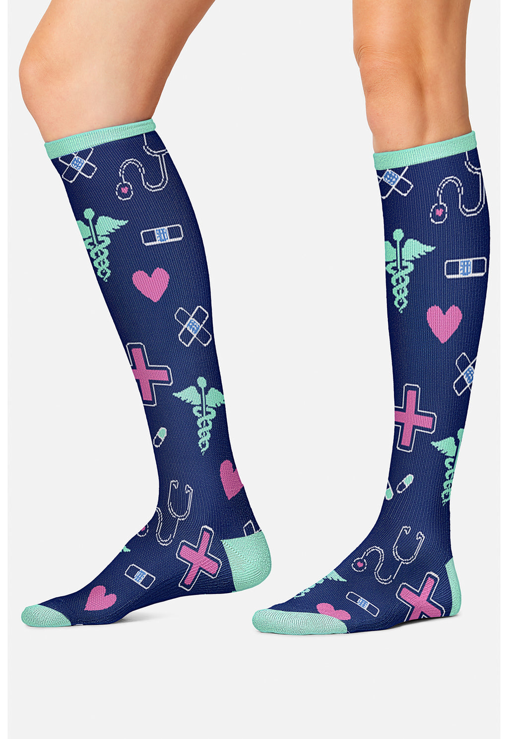 Symbols Of Care Compression Socks