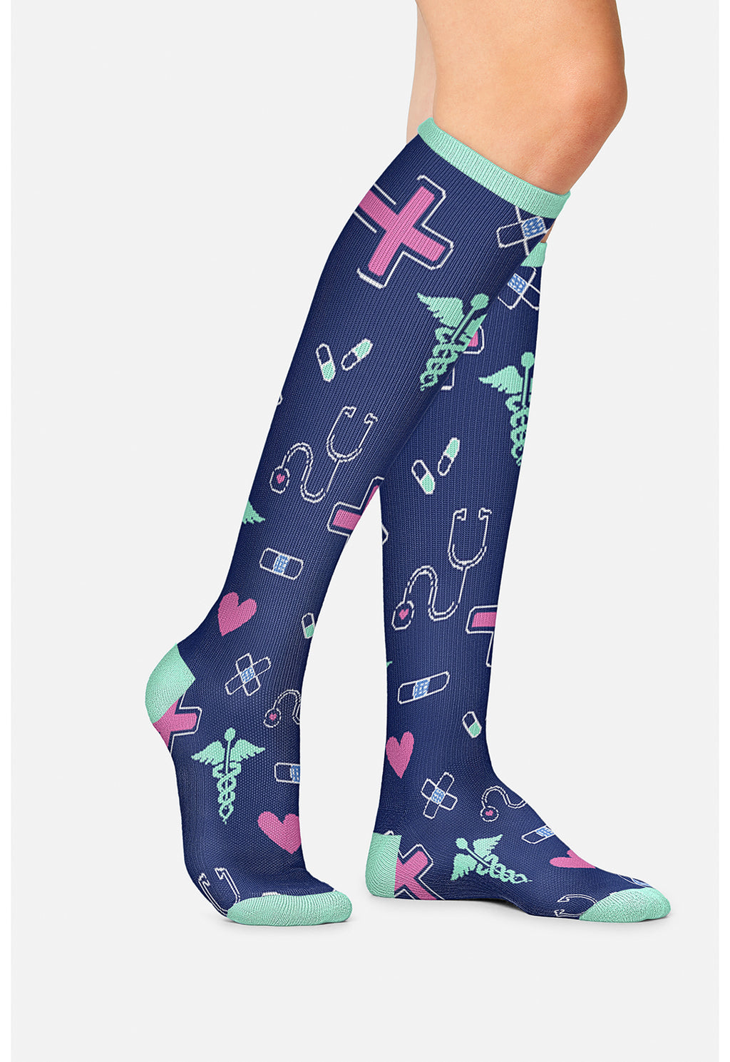 Symbols Of Care Compression Socks
