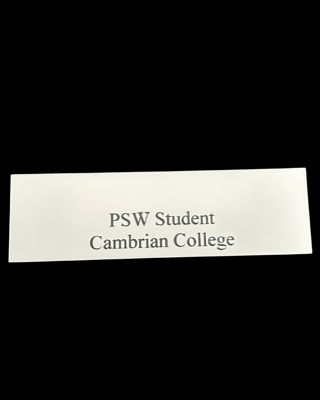 Cambrian College PSW Name Tag Name Tag Lasalle Uniform