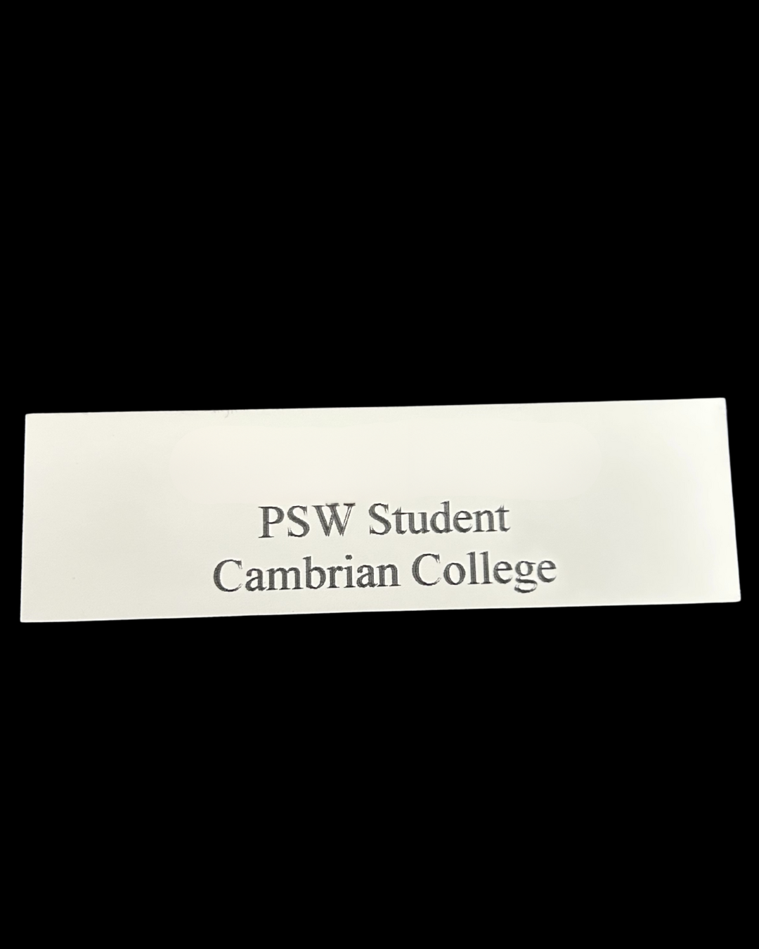 Cambrian College PSW Name Tag Name Tag Lasalle Uniform