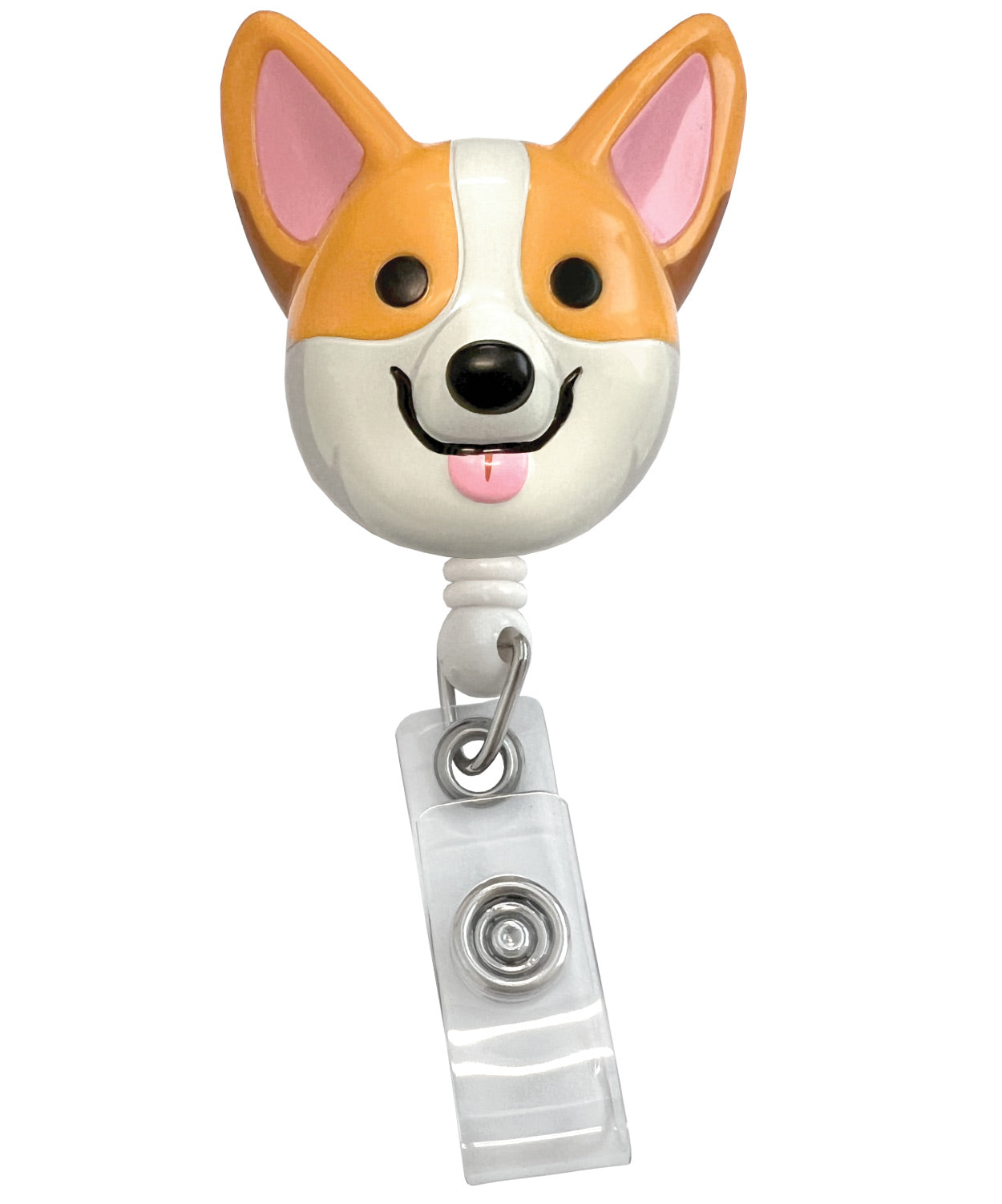 Corgi Dog – Retractable ID Badge Holder Retractable Badge Reel Prestige Medical