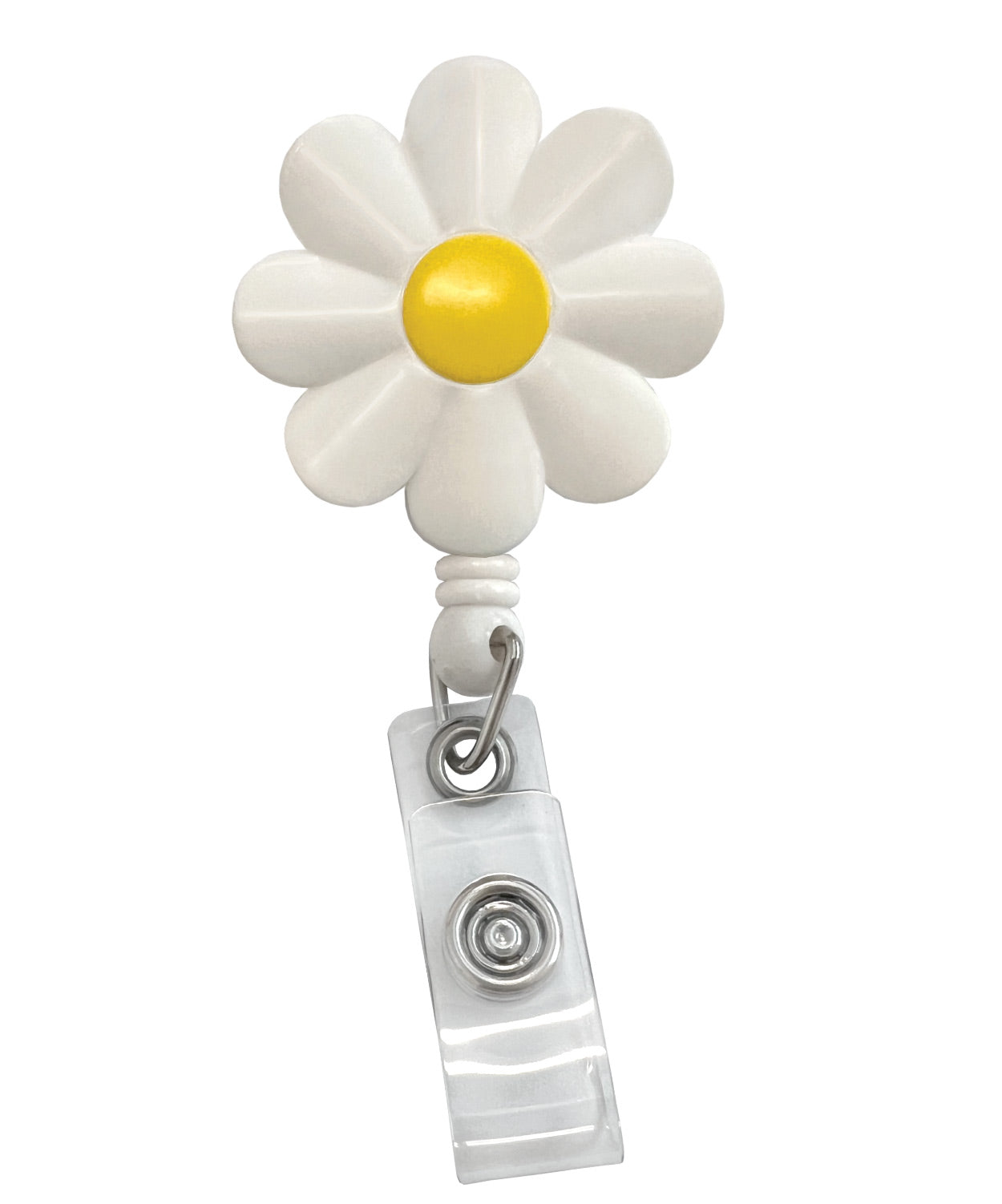 Daisy Flower – Retractable ID Badge Holder Retractable Badge Reel Prestige Medical