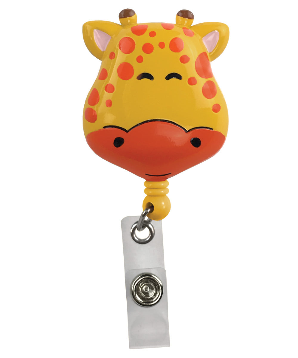 Prestige Medical Deluxe Retractable ID Holder Retractable Badge Reel Prestige Medical Giraffe  