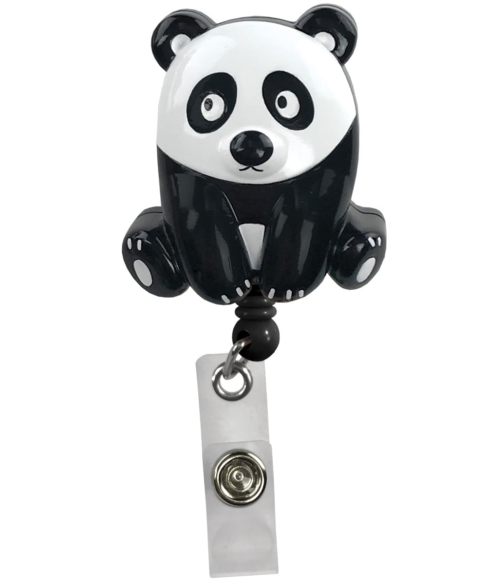 Panda Bear – Retractable ID Badge Holder Retractable Badge Reel Prestige Medical