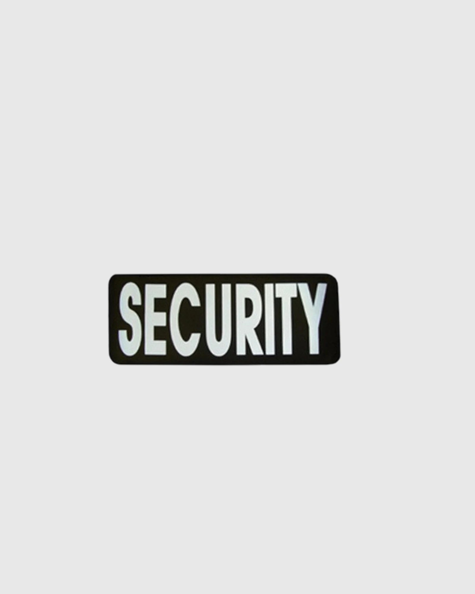 Black and Silver Security Patch Tiny