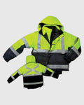 SJ62 Two-Tone 6-in-1 Rain/Winter Safety Jacket