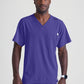 Skechers | Structure 1-Pocket V-Neck Scrub Top Men's Scrub Top Skechers New Grape XS 