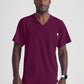 Skechers | Structure 1-Pocket V-Neck Scrub Top Men's Scrub Top Skechers Wine XS 