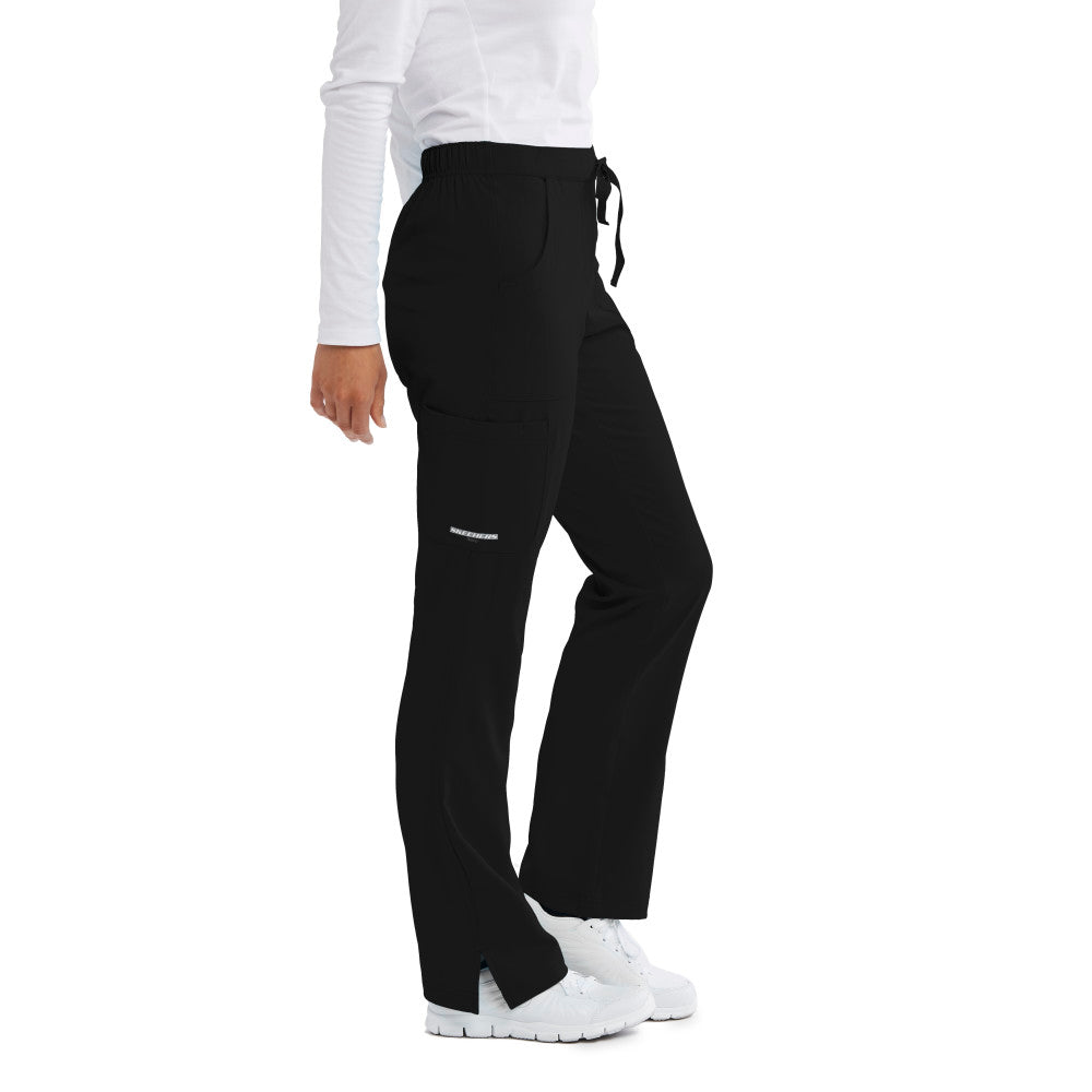 Reliance 3-Pocket Mid-Rise Straight Leg Scrub Pant Women's Scrub Pant Skechers