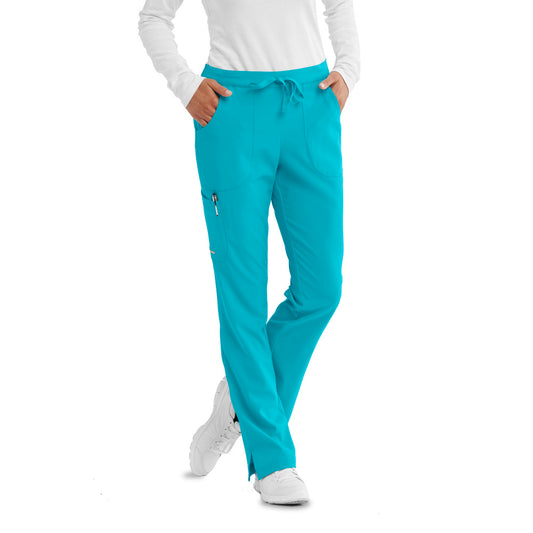 Petite Skechers - Reliance Scrub Pant in Seasonal Colors Women's Petite Scrub Pant Skechers Turquoise XXS 