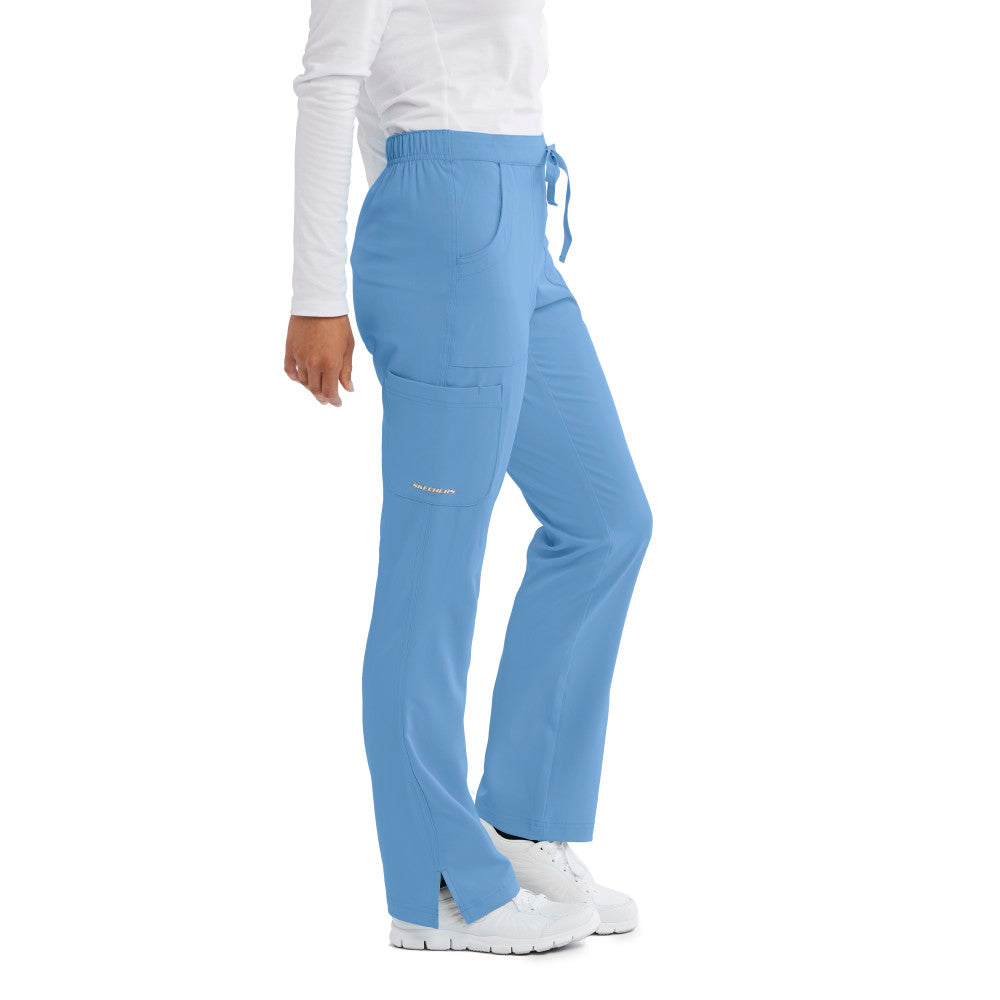 Reliance 3-Pocket Mid-Rise Straight Leg Scrub Pant Women's Scrub Pant Skechers