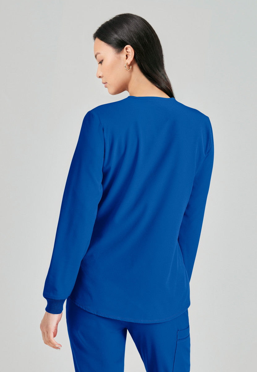 Stability Snap-Front Scrub Jacket