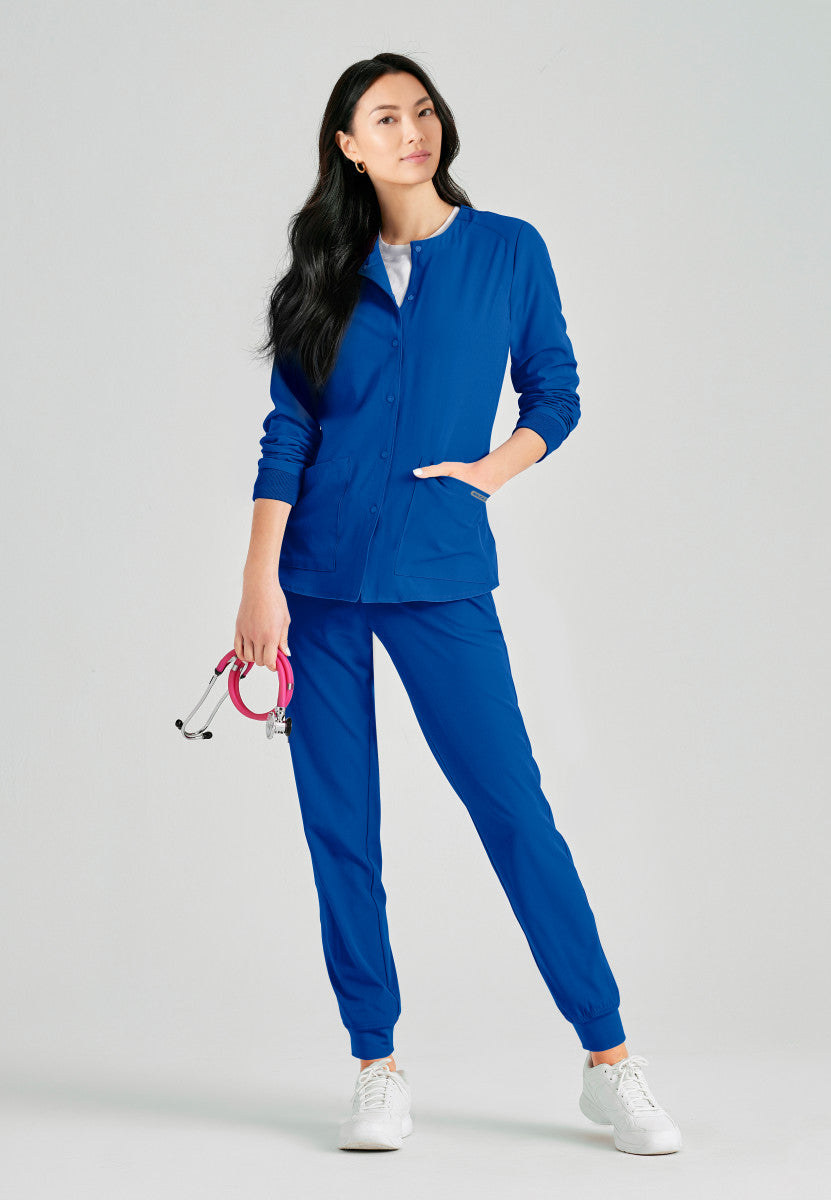 Stability Snap-Front Scrub Jacket