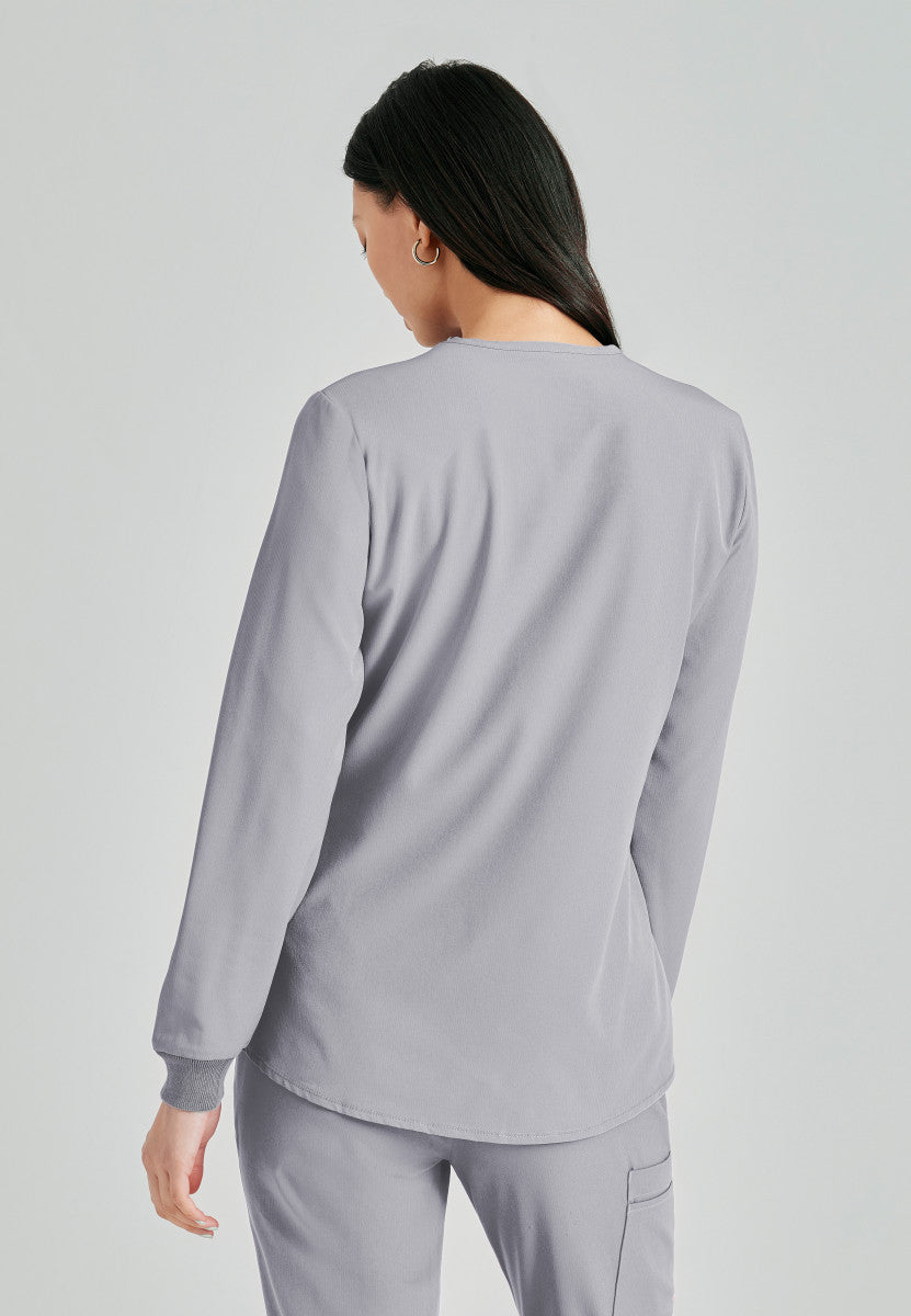 Stability Snap-Front Scrub Jacket