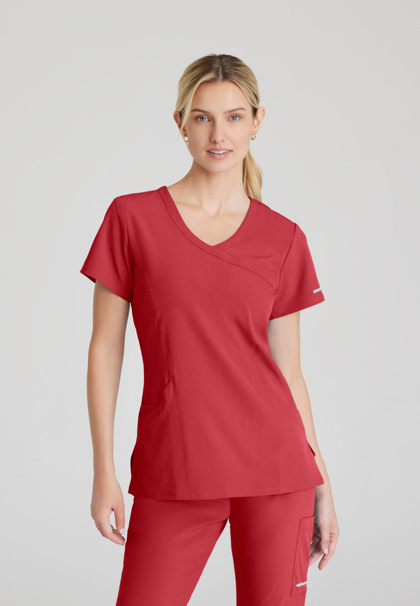 Reliance 3-Pocket Crossover V-Neck Scrub Top