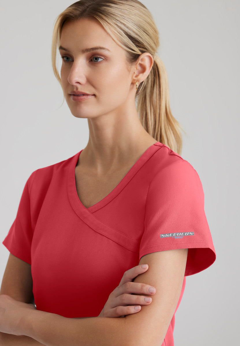 Reliance 3-Pocket Crossover V-Neck Scrub Top