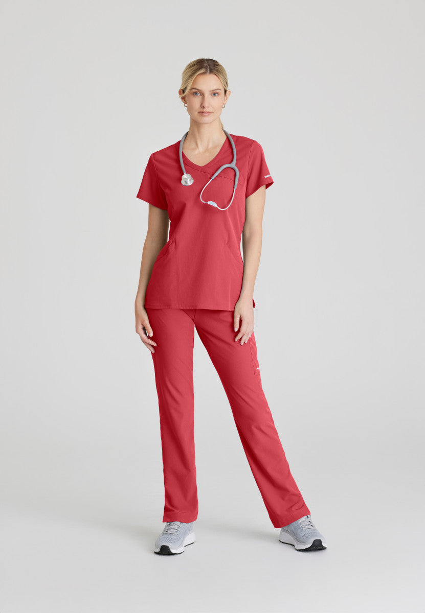 Reliance 3-Pocket Crossover V-Neck Scrub Top