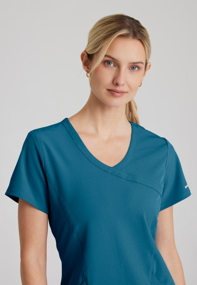 Reliance 3-Pocket Crossover V-Neck Scrub Top Women's Scrub Top Skechers by Barco