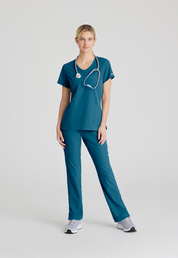 Skechers | Reliance 3-Pocket Crossover V-Neck Scrub Top Women's Scrub Top Skechers   