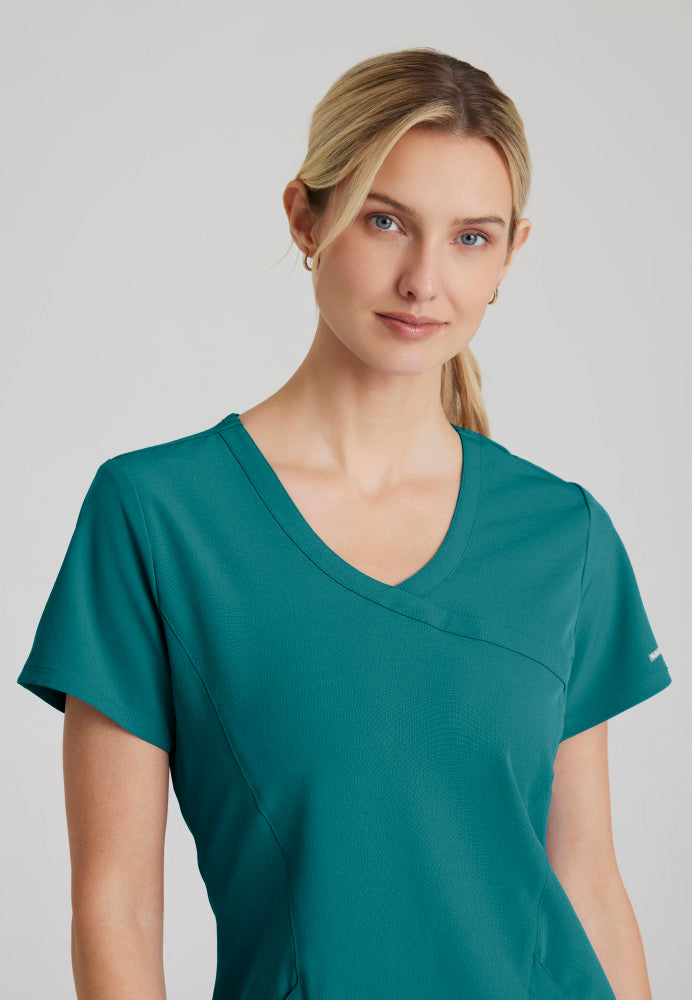 Skechers | Reliance 3-Pocket Crossover V-Neck Scrub Top Women's Scrub Top Skechers   