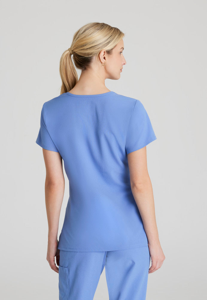 Reliance 3-Pocket Crossover V-Neck Scrub Top Women's Scrub Top Skechers by Barco