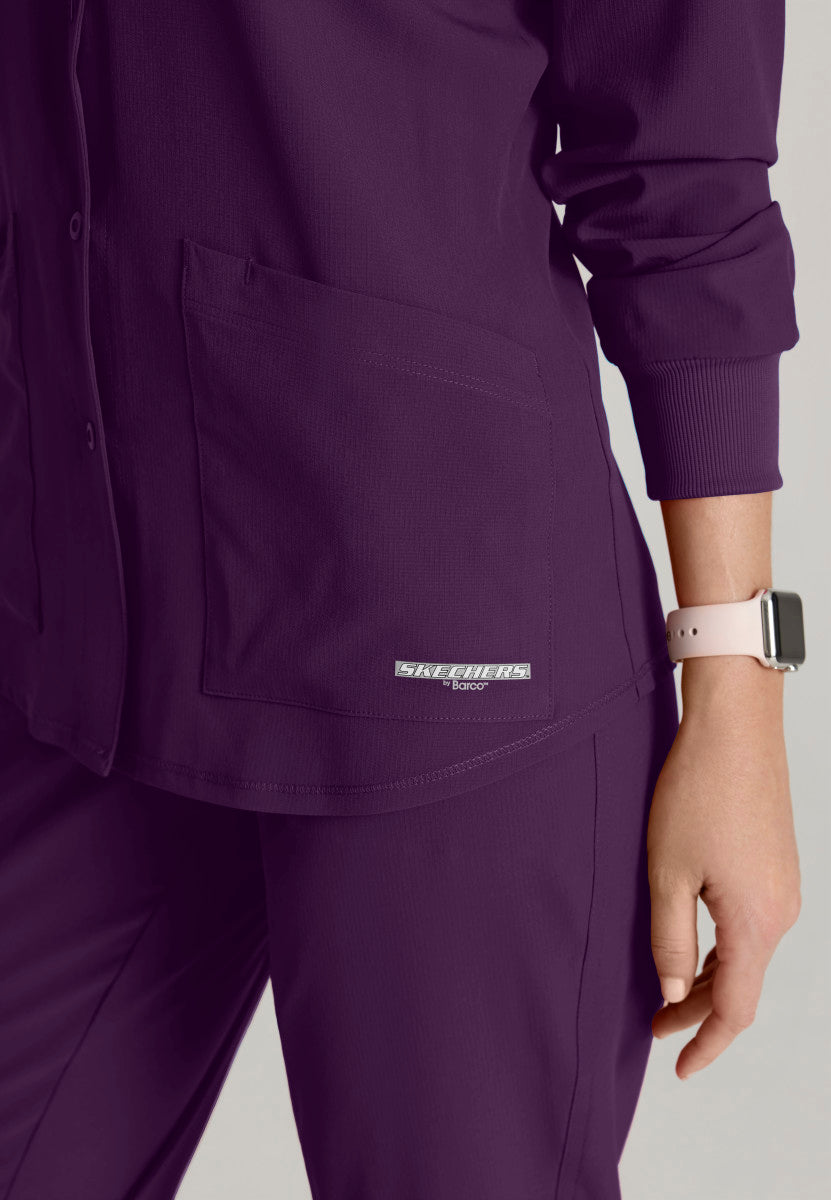 Stability Snap-Front Scrub Jacket