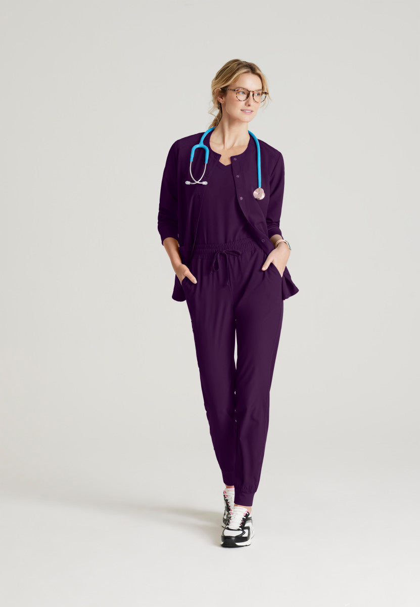 Stability Snap-Front Scrub Jacket