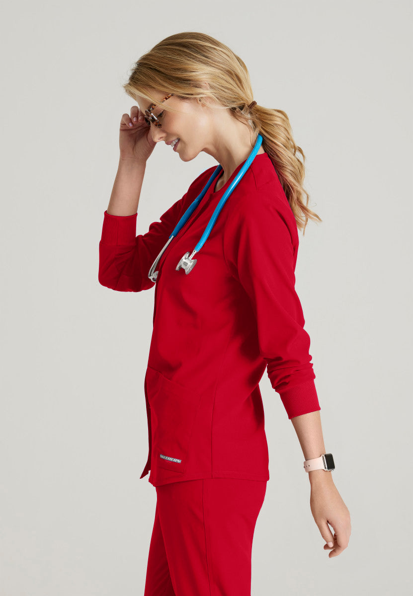 Stability Snap-Front Scrub Jacket