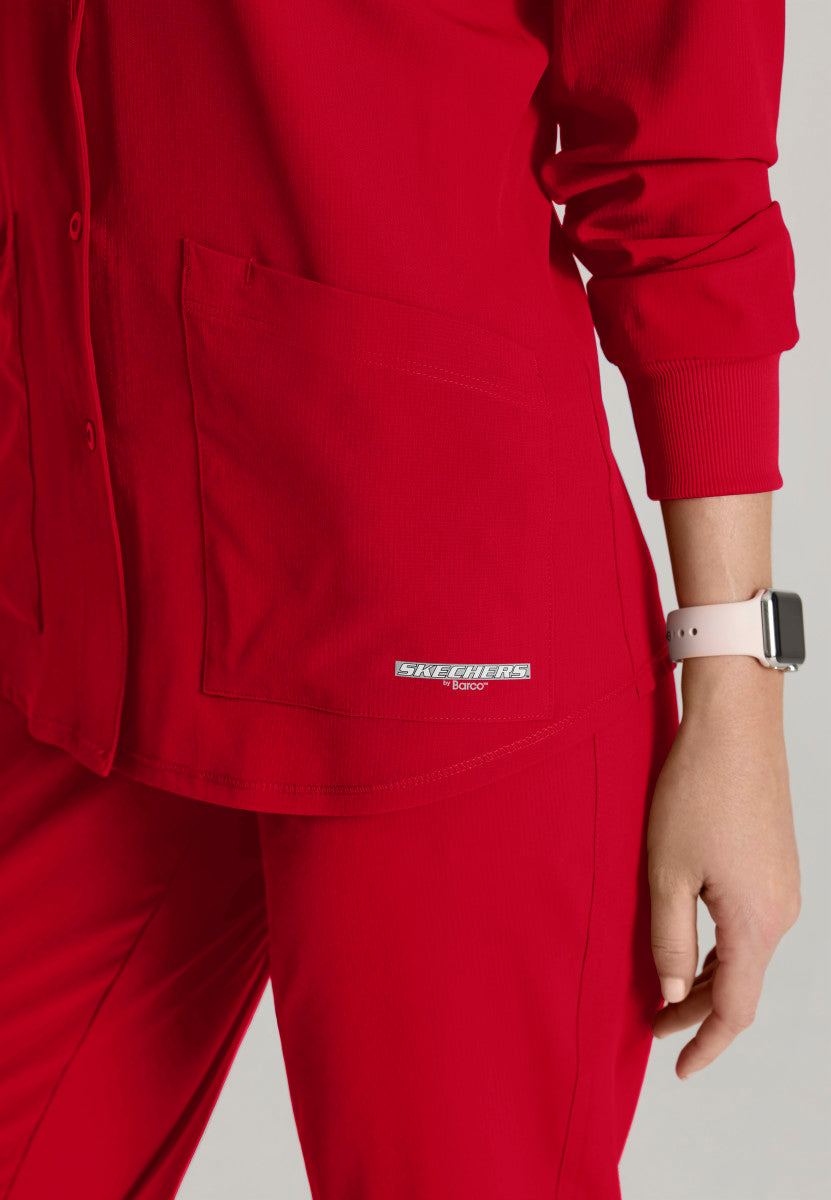Stability Snap-Front Scrub Jacket