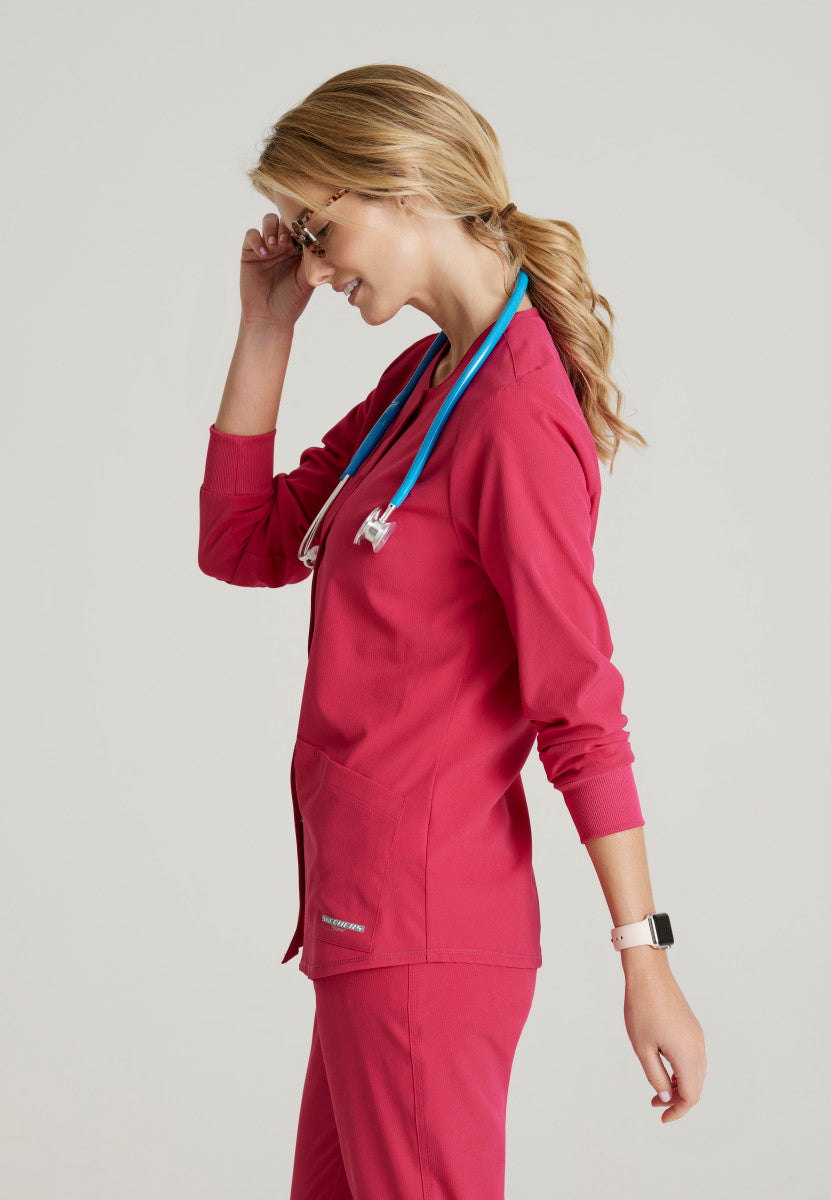 Stability Snap-Front Scrub Jacket