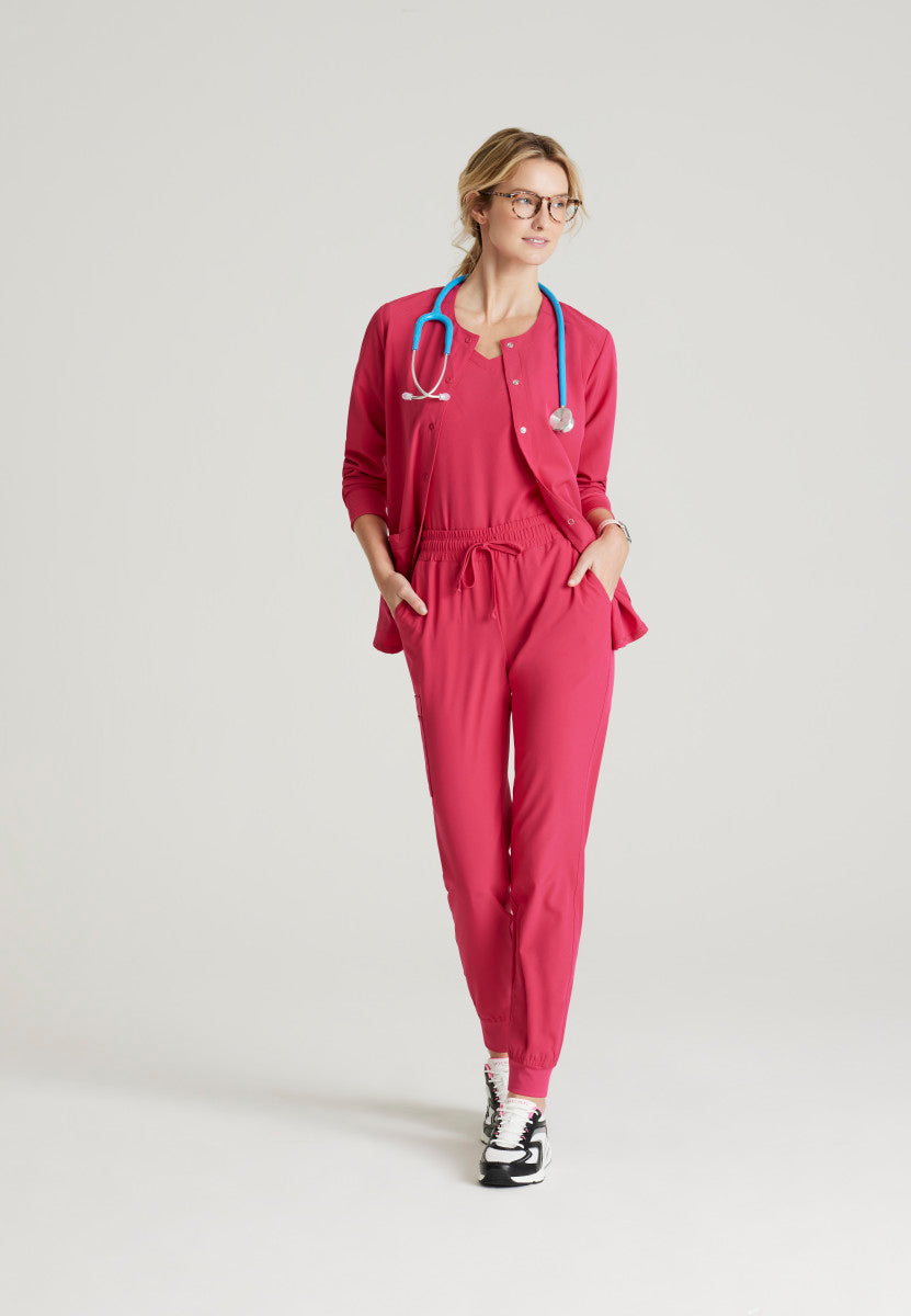 Stability Snap-Front Scrub Jacket