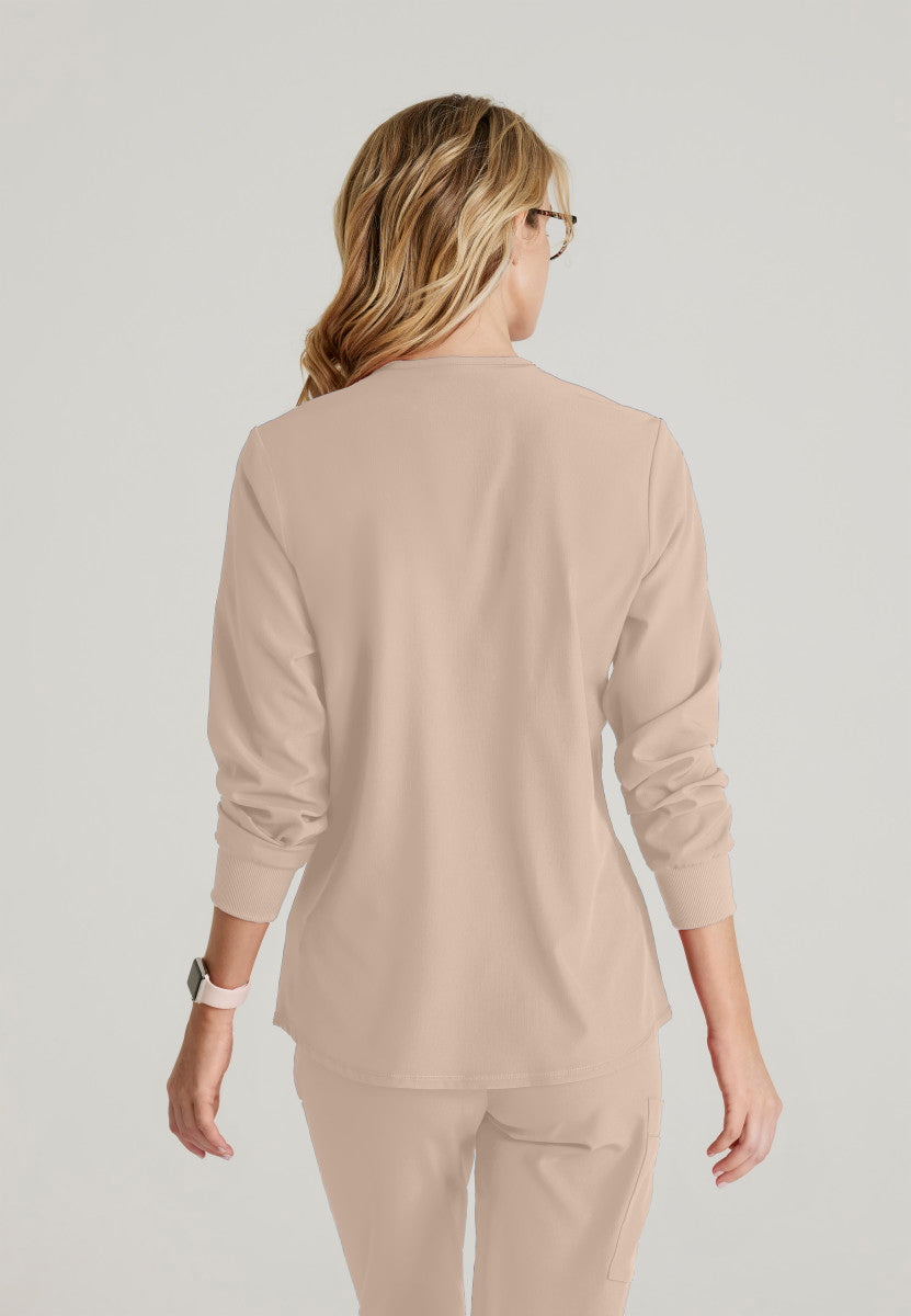 Stability Snap-Front Scrub Jacket