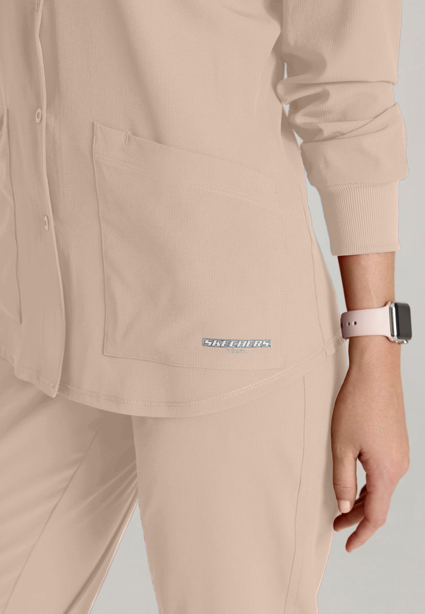 Stability Snap-Front Scrub Jacket