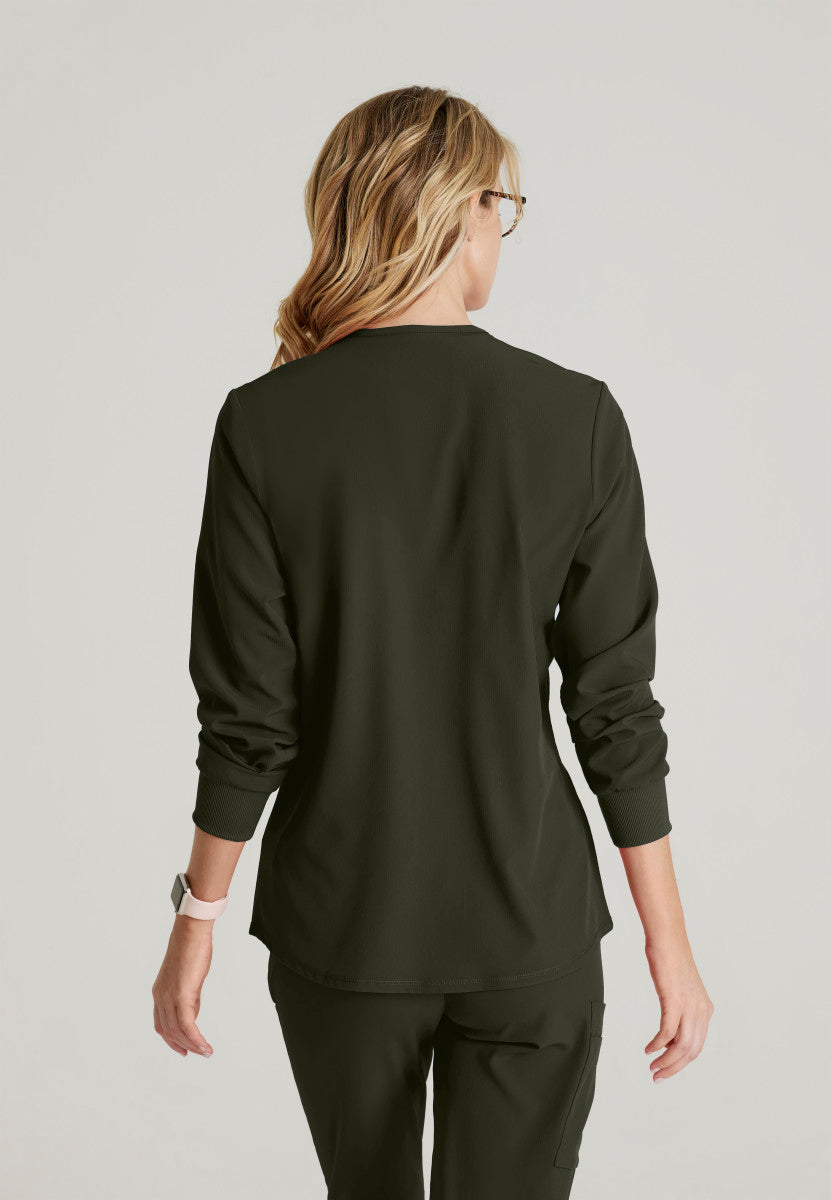 Stability Snap-Front Scrub Jacket
