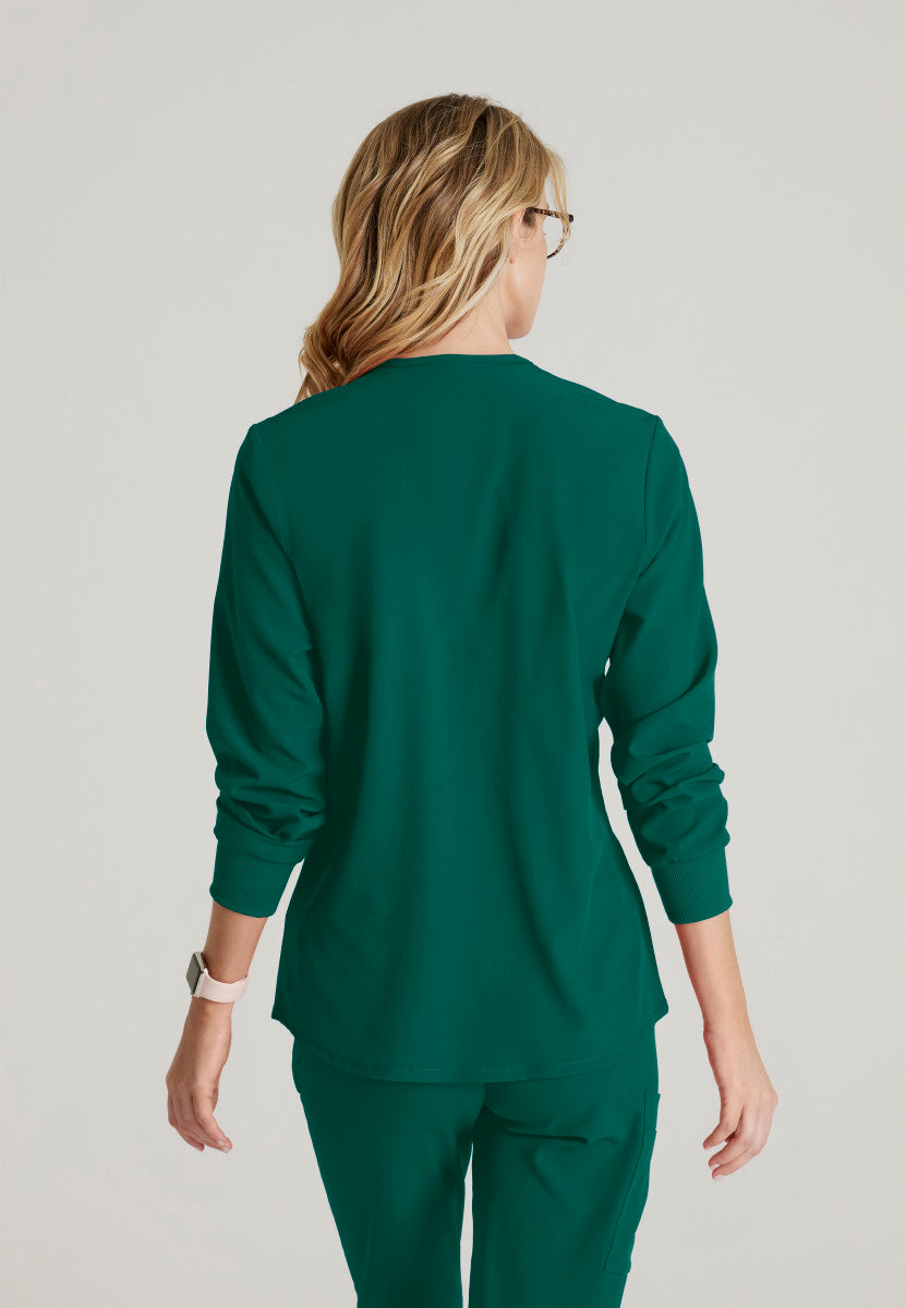 Stability Snap-Front Scrub Jacket