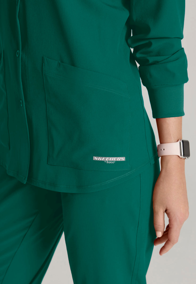 Stability Snap-Front Scrub Jacket