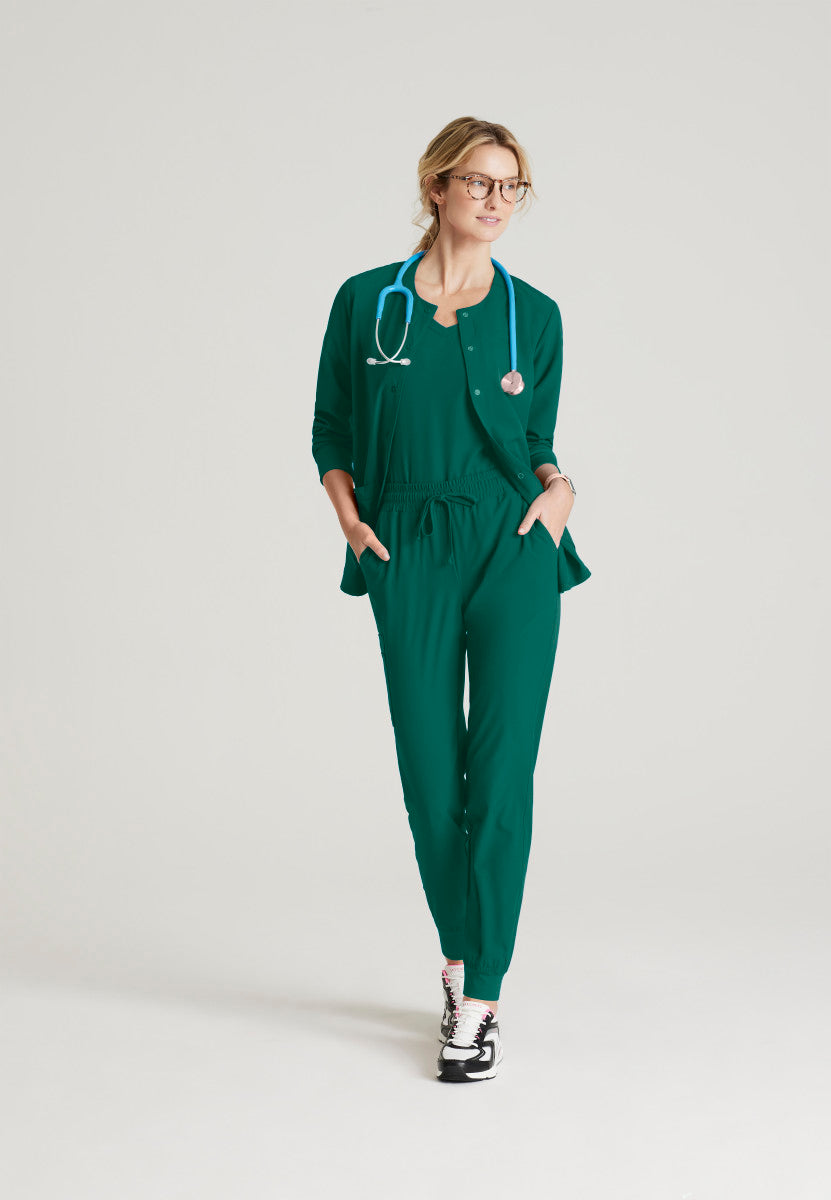 Stability Snap-Front Scrub Jacket