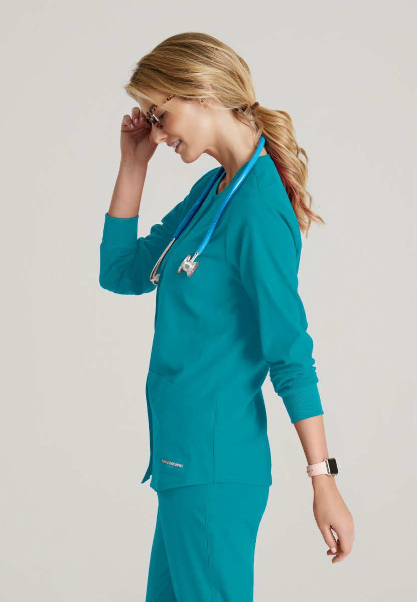 Stability Snap-Front Scrub Jacket