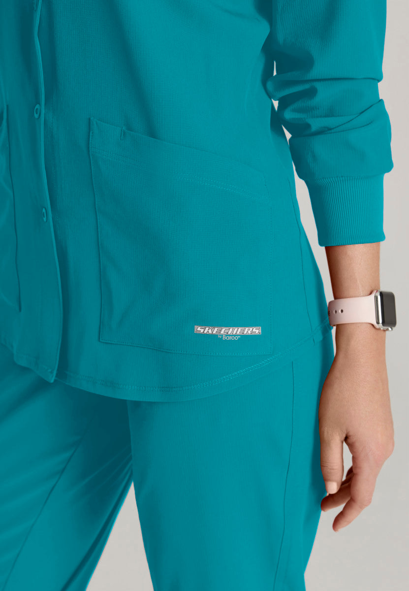 Stability Snap-Front Scrub Jacket