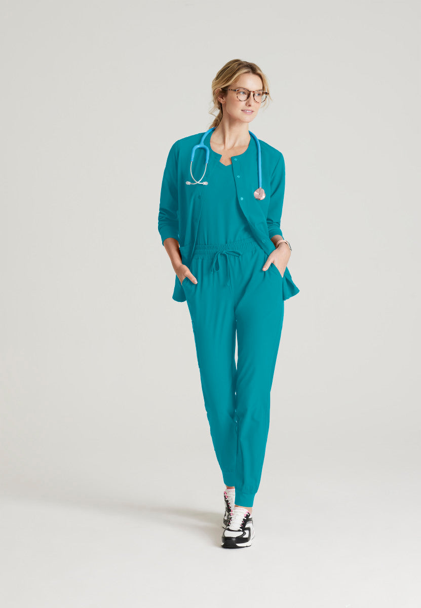 Stability Snap-Front Scrub Jacket
