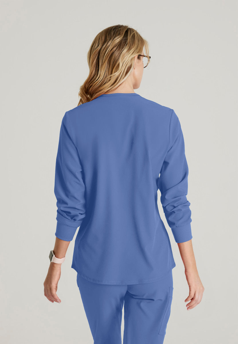 Stability Snap-Front Scrub Jacket