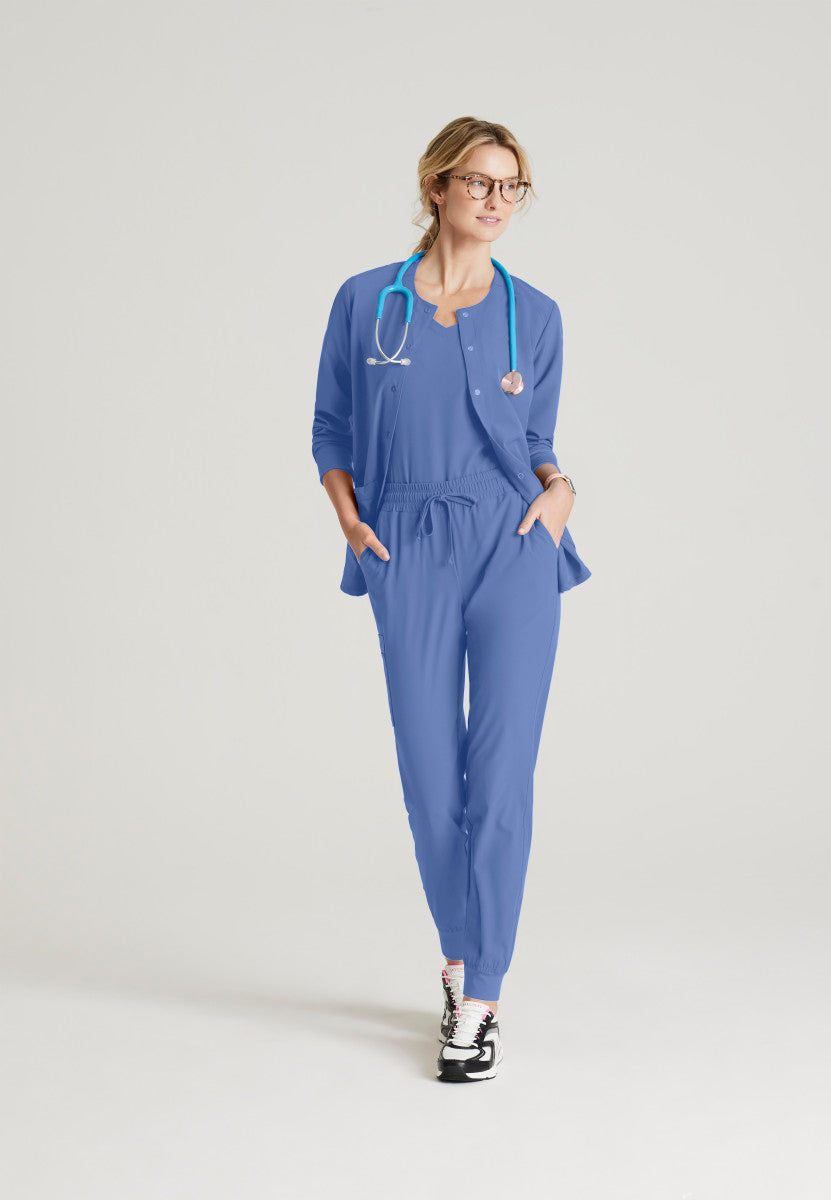 Stability Snap-Front Scrub Jacket