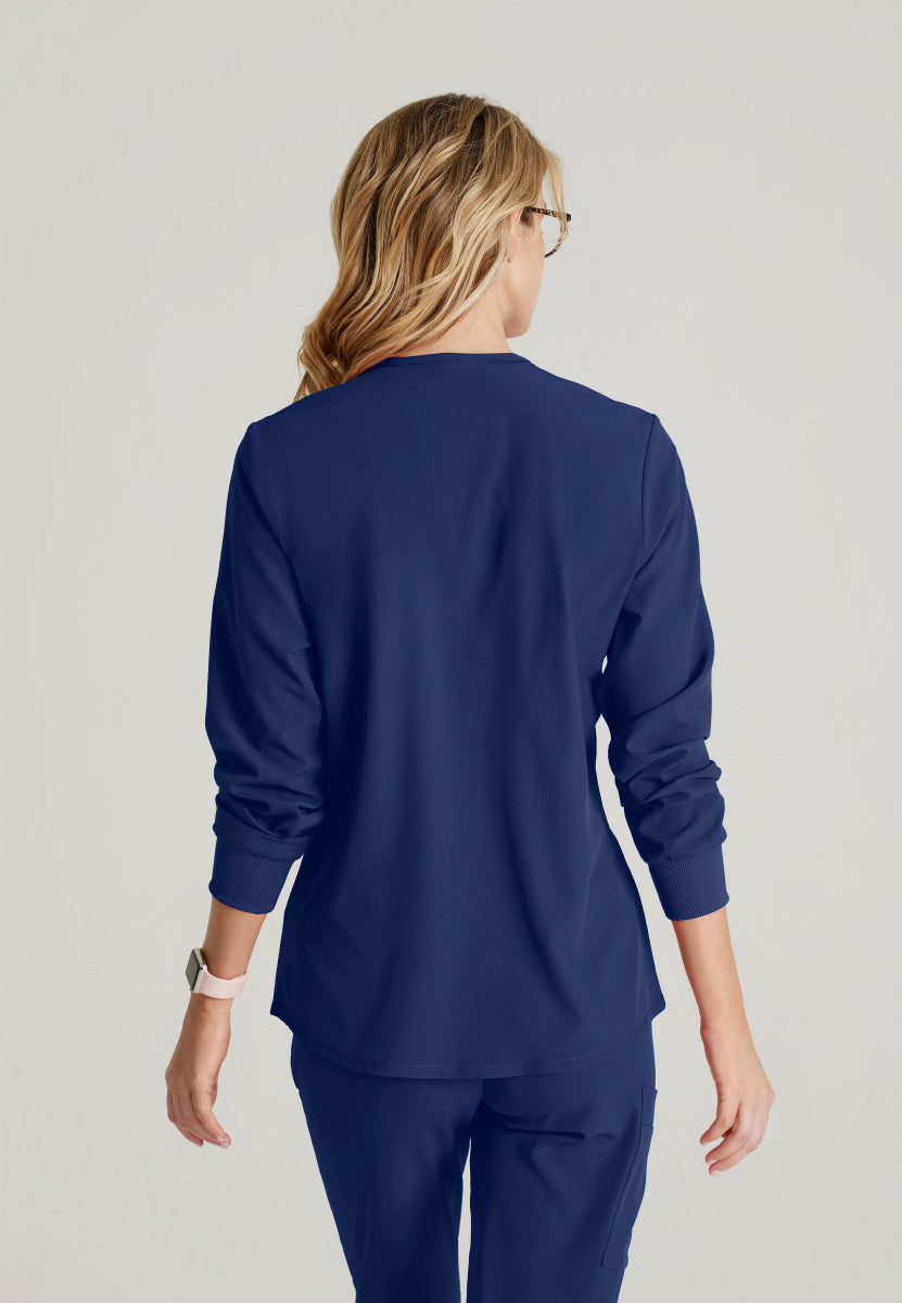 Stability Snap-Front Scrub Jacket