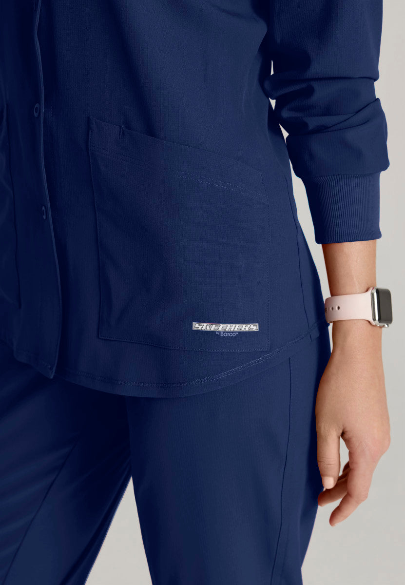 Stability Snap-Front Scrub Jacket