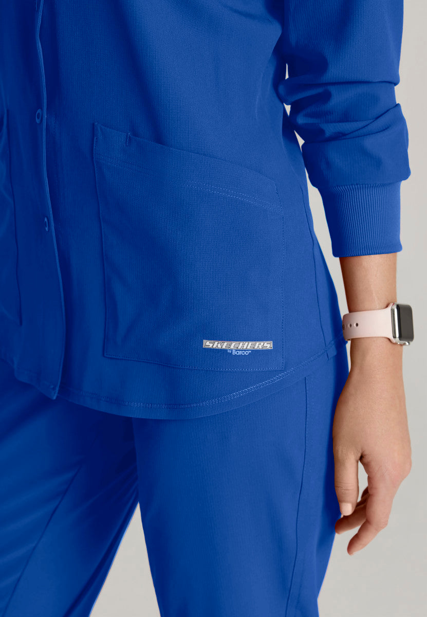 Stability Snap-Front Scrub Jacket