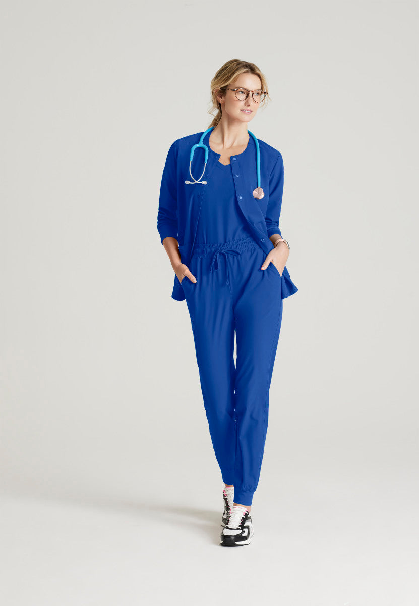 Stability Snap-Front Scrub Jacket