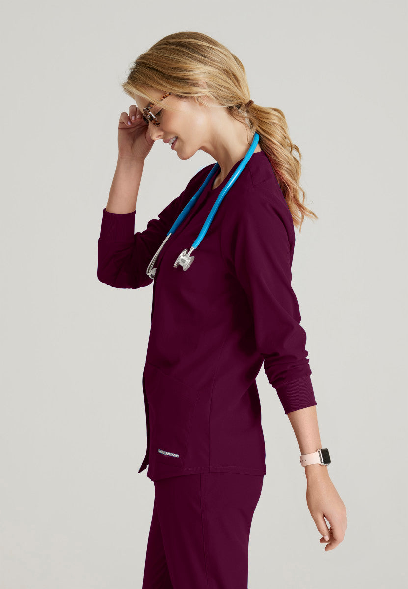 Stability Snap-Front Scrub Jacket