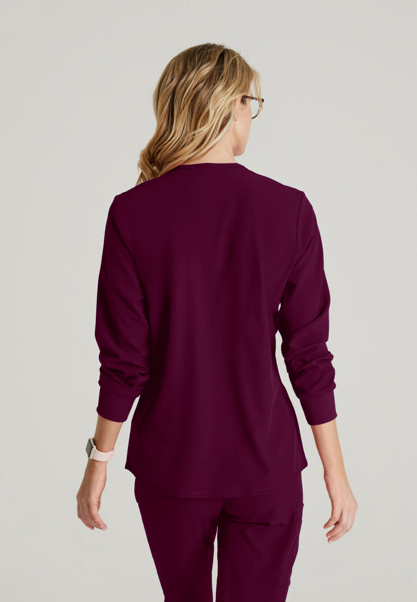 Stability Snap-Front Scrub Jacket