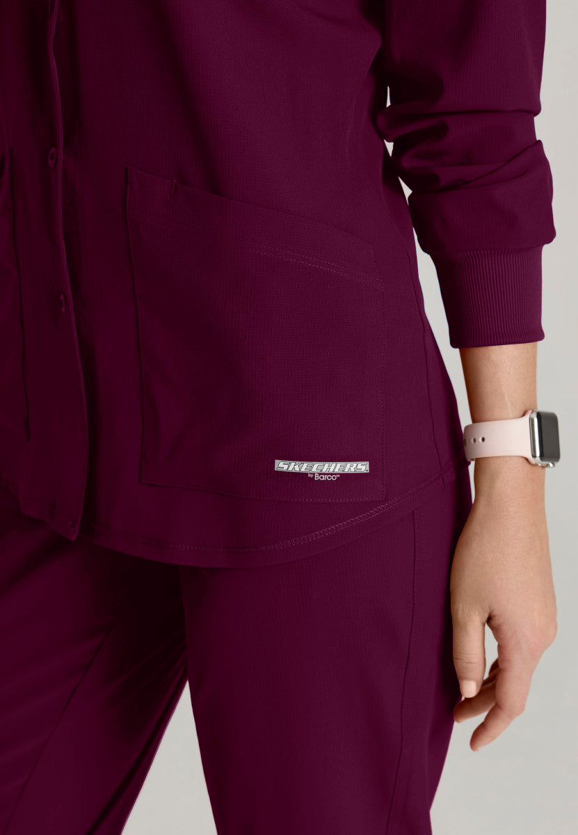 Stability Snap-Front Scrub Jacket