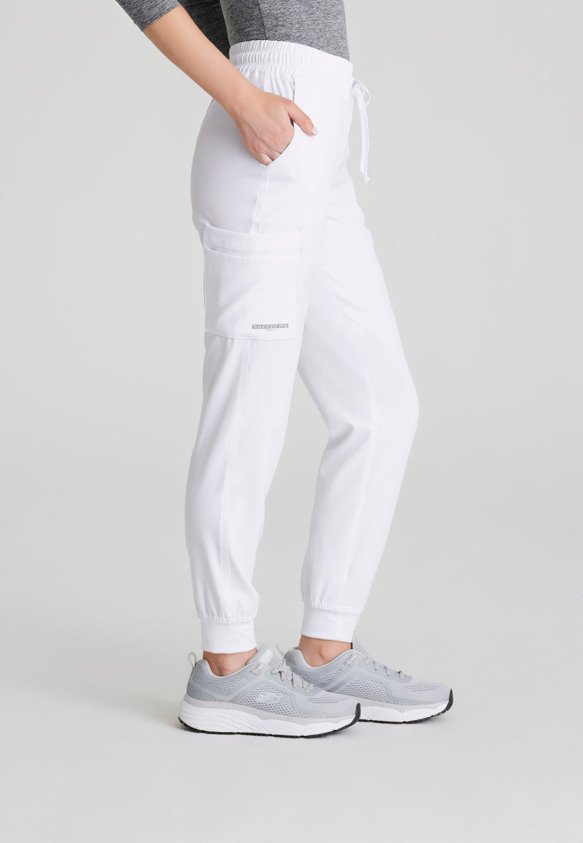 Skechers | Theory 4-Pocket Mid-Rise Jogger Scrub Pant Women's Scrub Jogger Skechers   